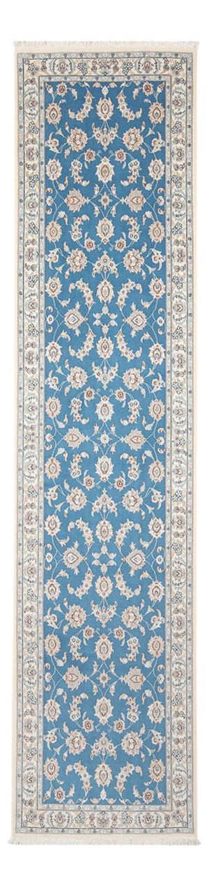Läufer Perser - Nain - Premium - 312 x 80 cm - blau