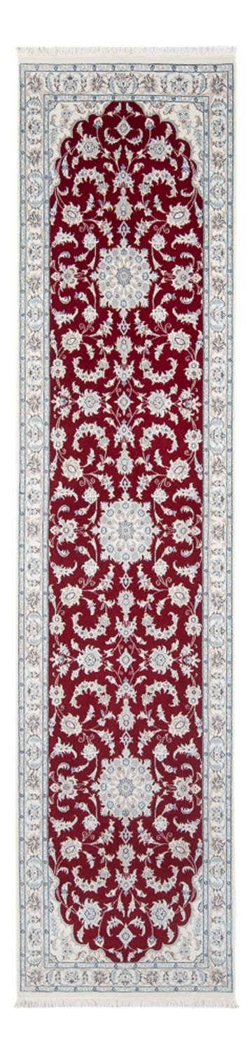 Läufer Perser - Nain - Premium - 297 x 80 cm - rot