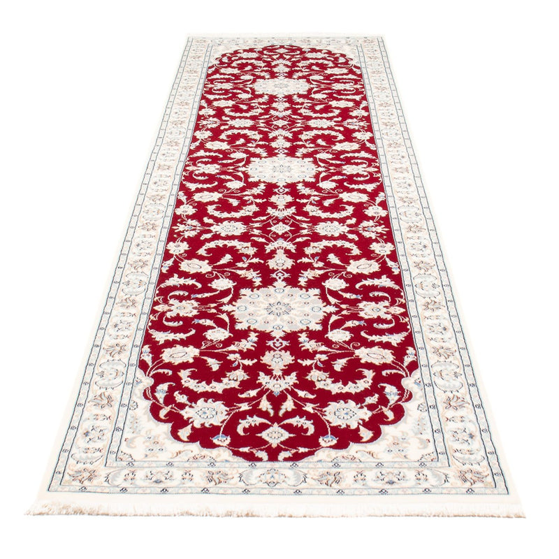 Läufer Perser - Nain - Premium - 297 x 80 cm - rot