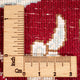 Läufer Perser - Nain - Premium - 297 x 80 cm - rot