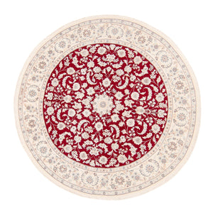 Perserteppich - Nain rund  - 200 x 200 cm - rot