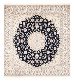 Perserteppich - Nain - 266 x 248 cm - dunkelblau