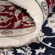 Perserteppich - Nain rund  - 204 x 195 cm - dunkelblau
