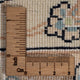 Perserteppich - Nain quadratisch  - 252 x 248 cm - hellblau
