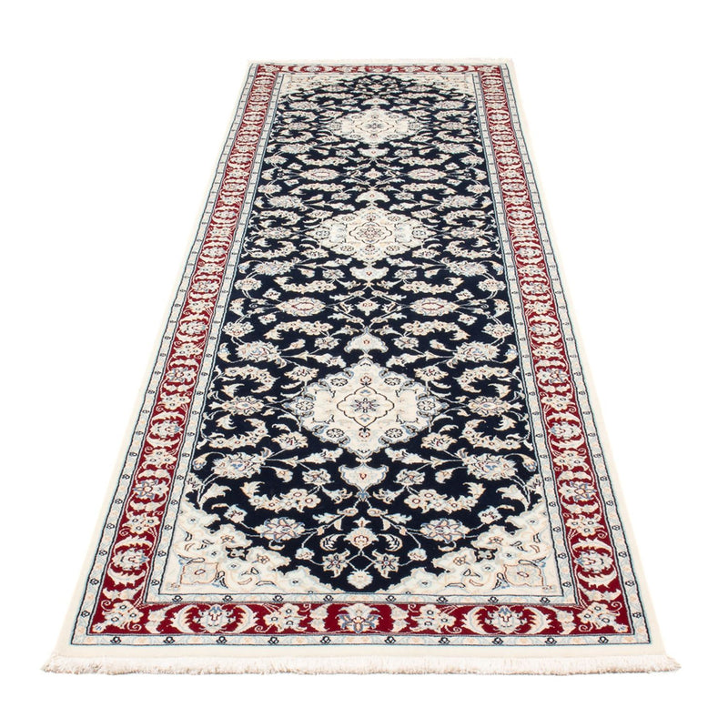 Läufer Perser - Nain - Premium - 292 x 80 cm - dunkelblau