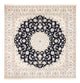 Perserteppich - Nain quadratisch  - 246 x 242 cm - dunkelblau