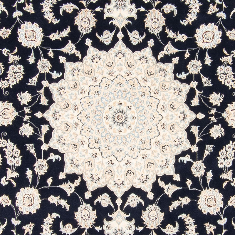 Perserteppich - Nain quadratisch  - 246 x 242 cm - dunkelblau