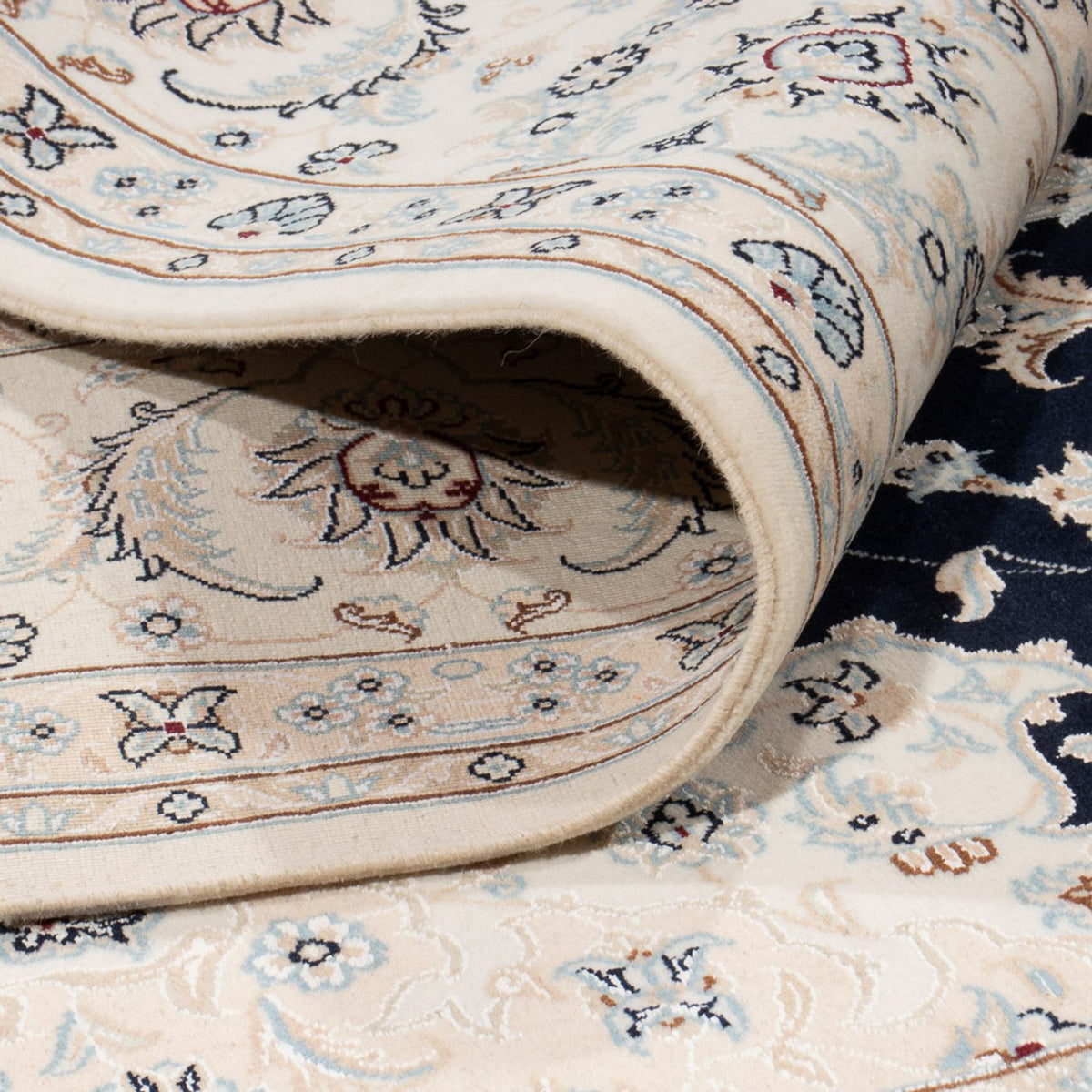 Perserteppich - Nain - 260 x 245 cm - dunkelblau