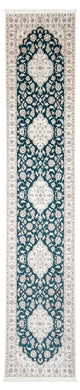 Läufer Perser - Nain - Premium - 397 x 88 cm - dunkelblau