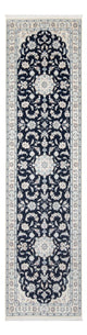 Läufer Perser - Nain - Premium - 297 x 81 cm - dunkelblau