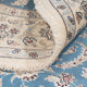 Perserteppich - Nain rund  - 200 x 200 cm - hellblau