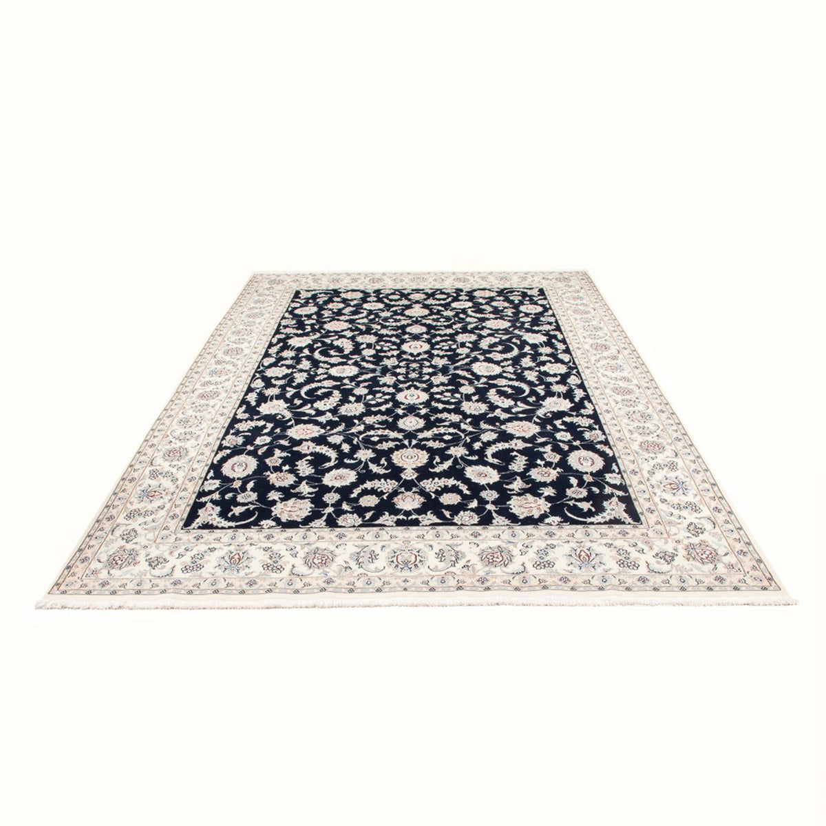 Perserteppich - Nain - Premium - 294 x 197 cm - dunkelblau