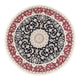 Perserteppich - Nain rund  - 206 x 195 cm - dunkelblau