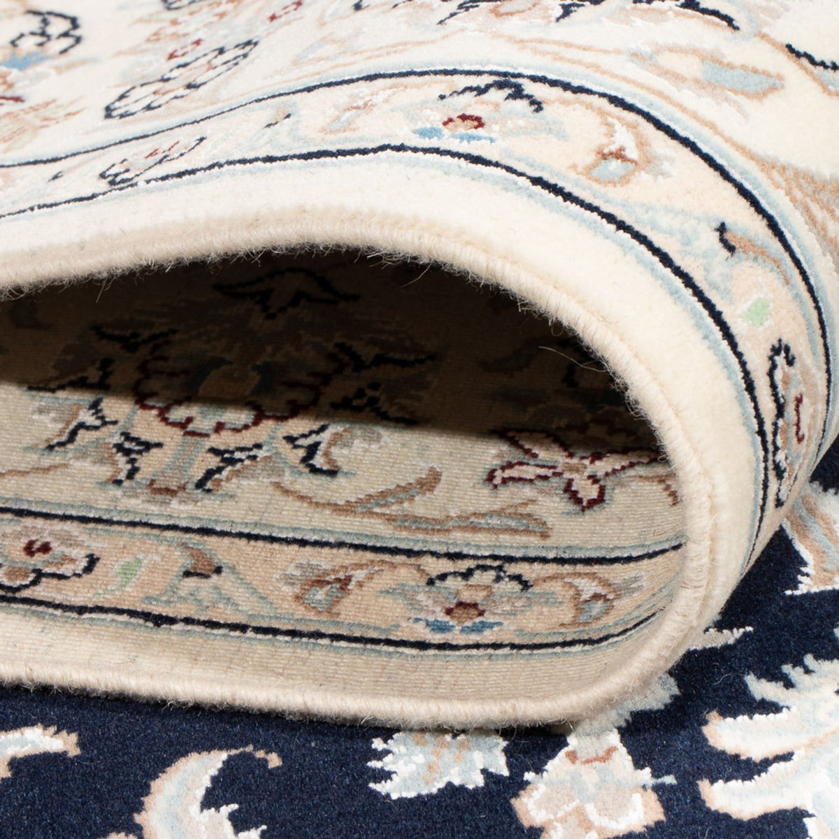 Perserteppich - Nain - Premium - 200 x 149 cm - dunkelblau