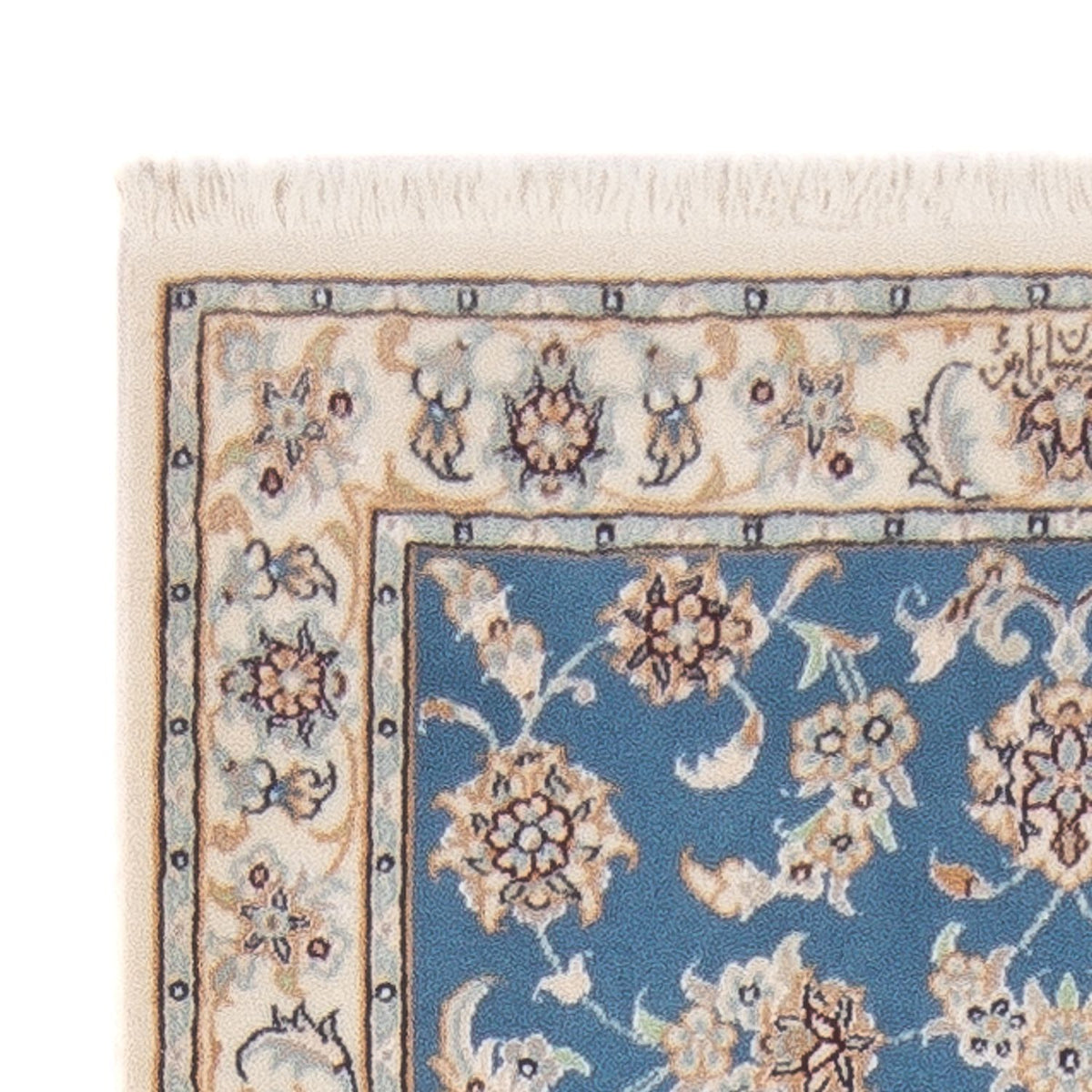 Läufer Perser - Nain - Premium - 245 x 82 cm - blau