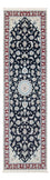 Läufer Perser - Nain - Premium - 259 x 80 cm - dunkelblau