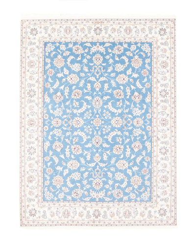 Nain - 9La Teppich 150x196cm - Perserteppich - hellblau