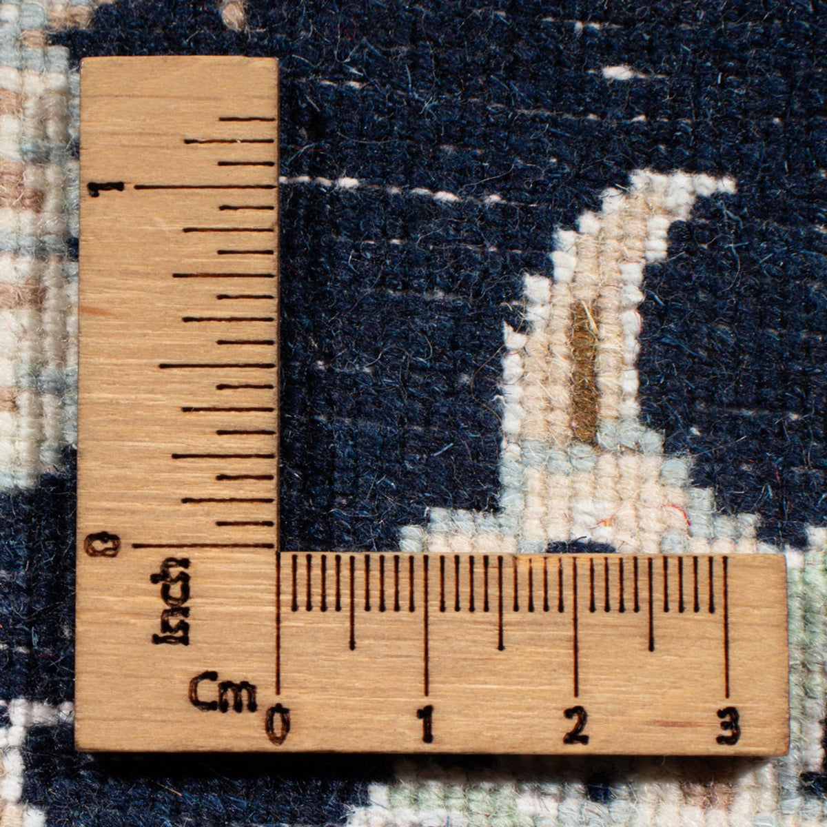 Läufer Perser - Nain - Royal - 196 x 79 cm - dunkelblau