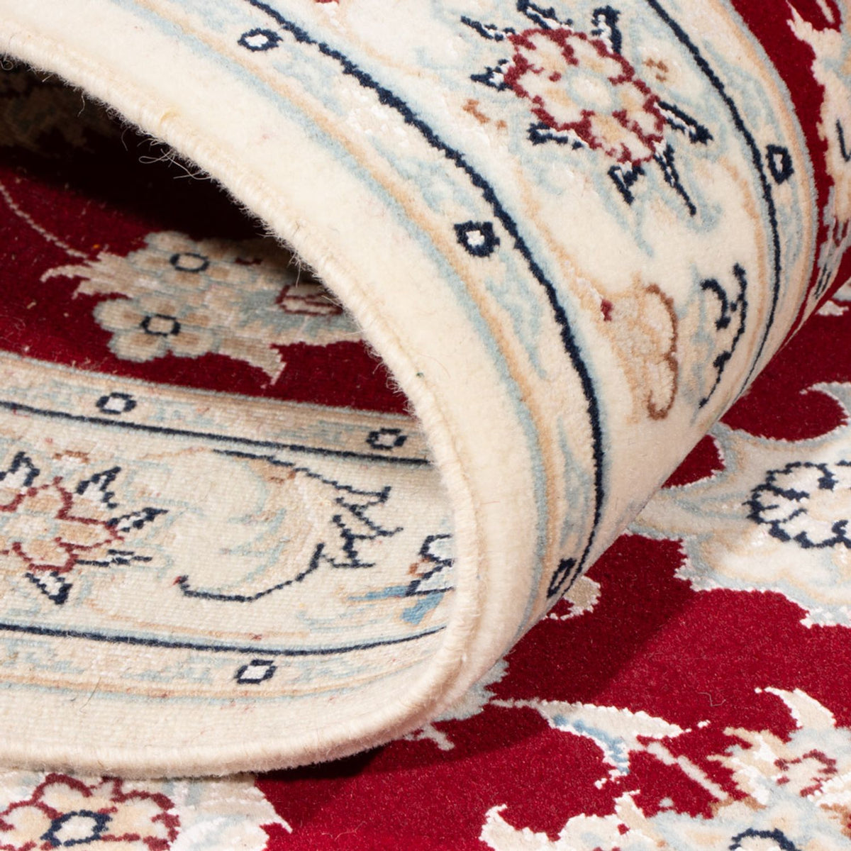 Läufer Perser - Nain - Royal - 199 x 80 cm - rot