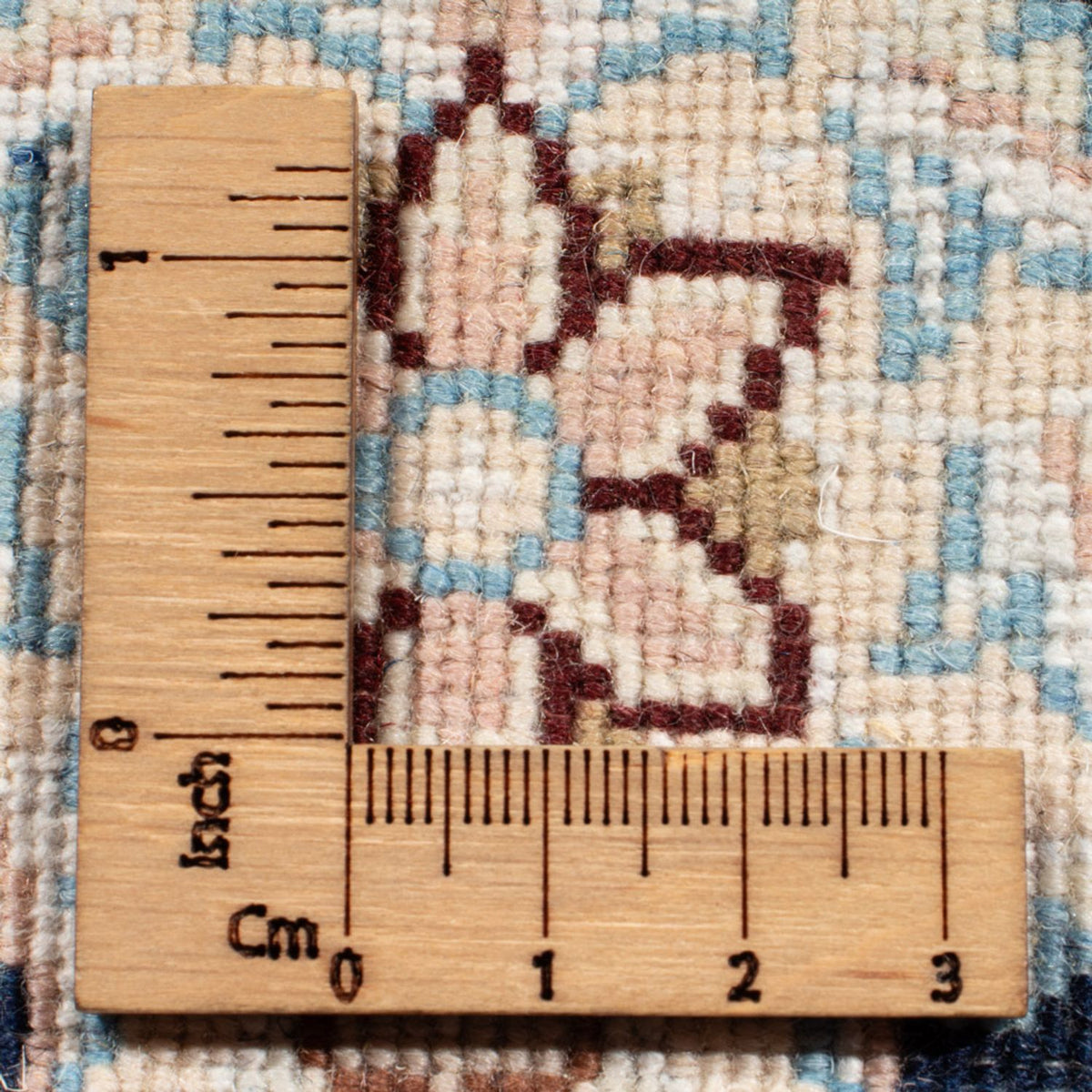 Läufer Perser - Nain - Royal - 198 x 78 cm - dunkelblau