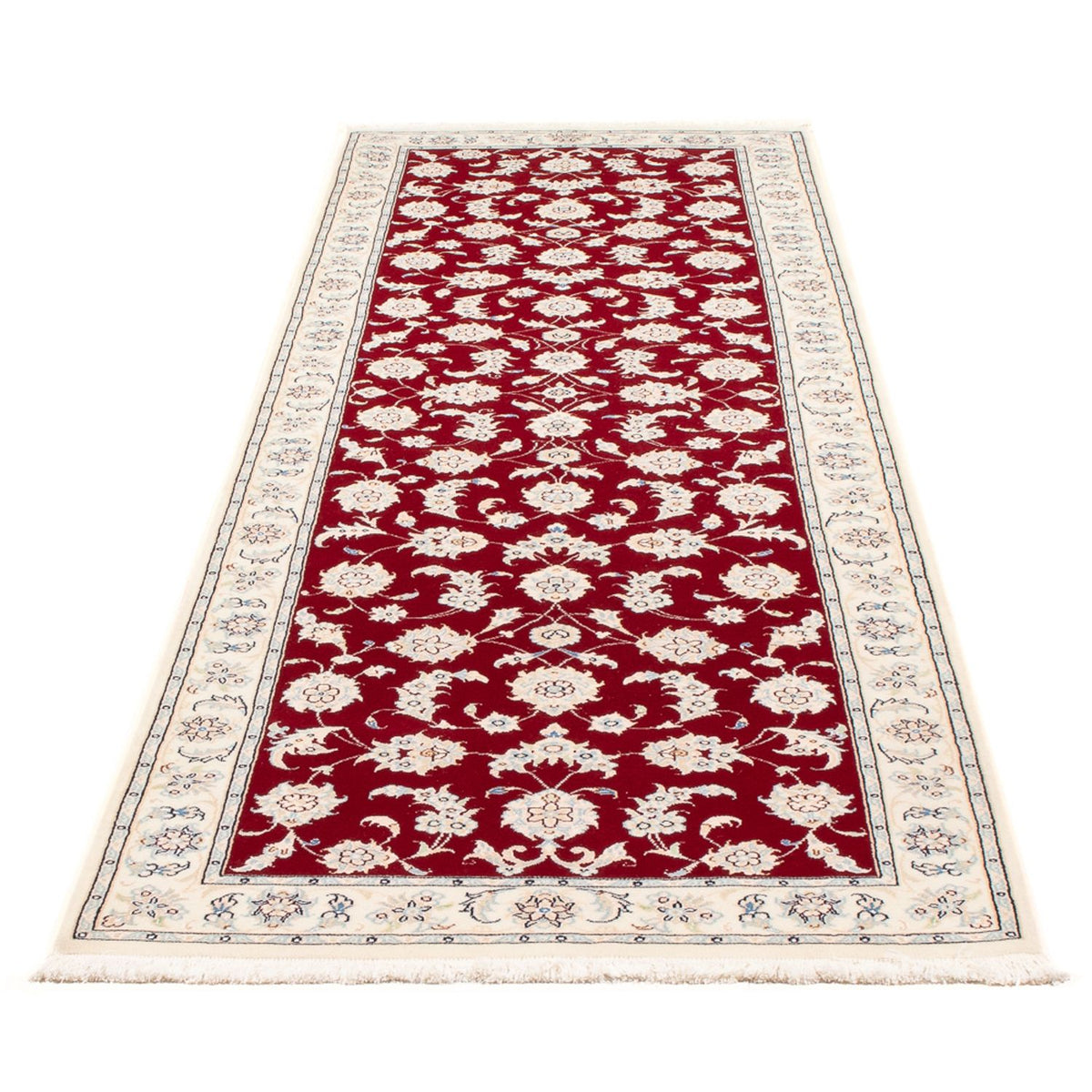 Läufer Perser - Nain - Premium - 248 x 82 cm - rot