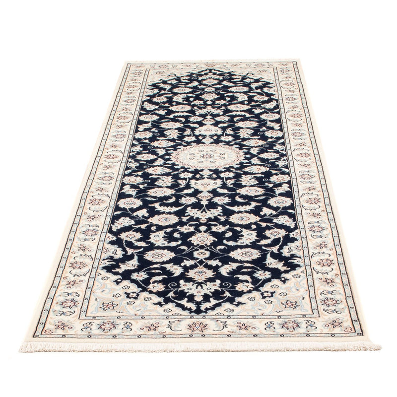 Läufer Perser - Nain - Premium - 241 x 83 cm - dunkelblau