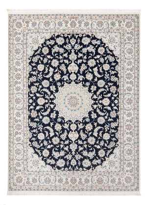 Perserteppich - Nain - Premium - 198 x 150 cm - dunkelblau