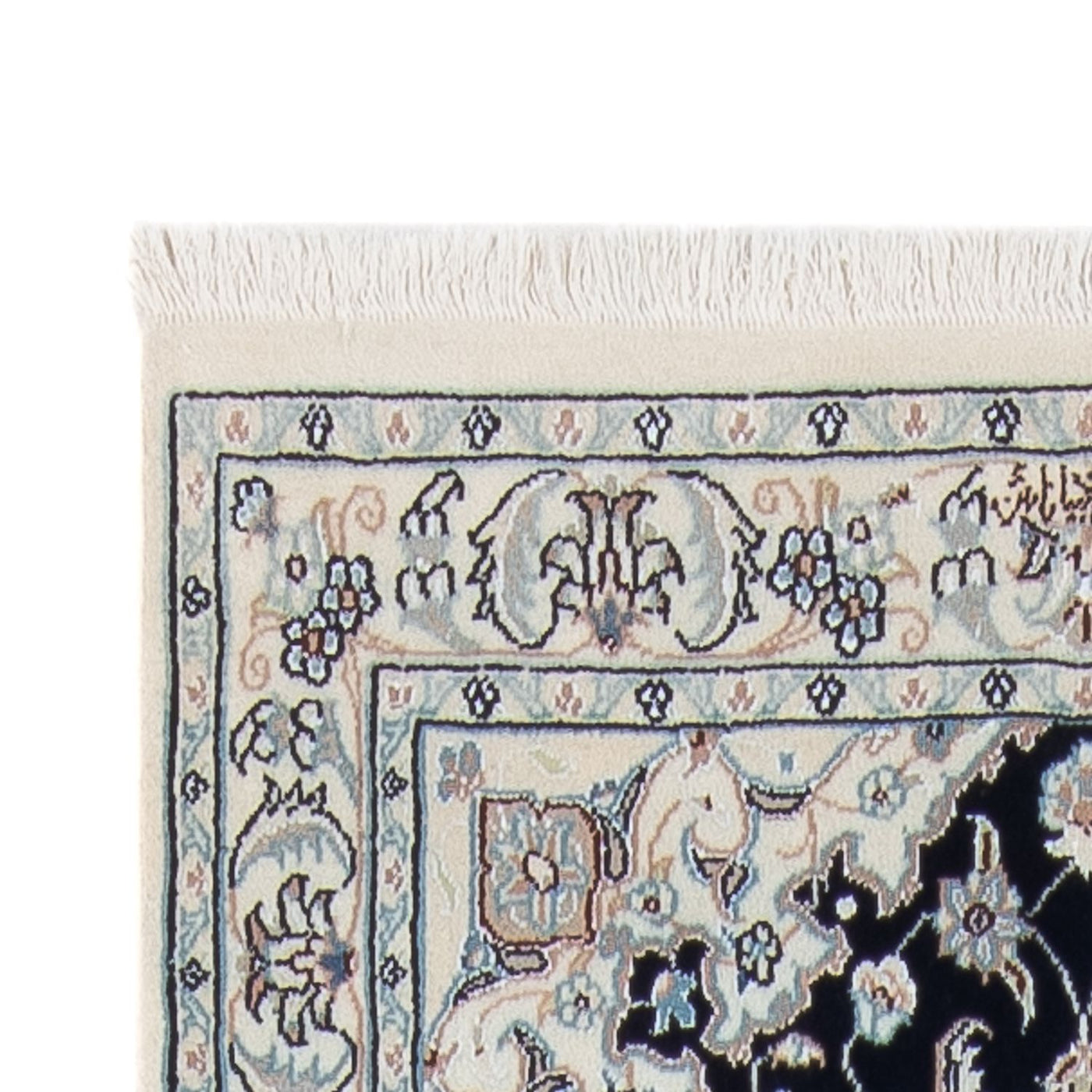 Läufer Perser - Nain - Premium - 299 x 84 cm - dunkelblau