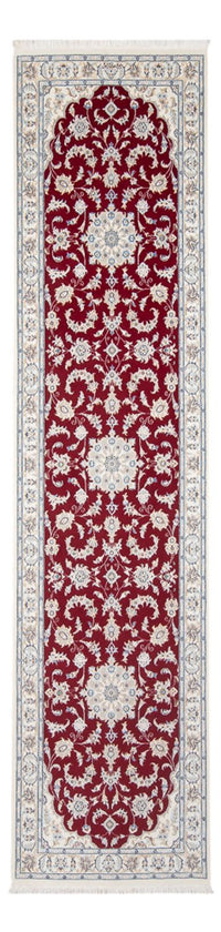 Läufer Perser - Nain - Premium - 302 x 82 cm - rot