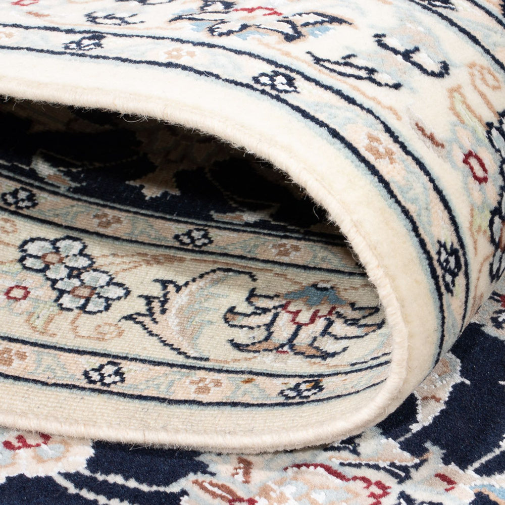 Läufer Perser - Nain - Premium - 300 x 80 cm - dunkelblau