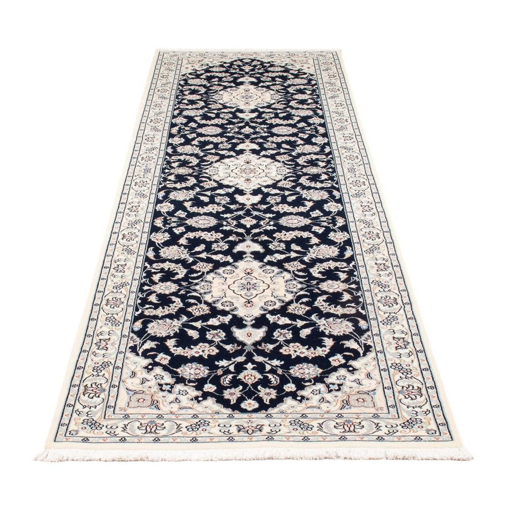 Läufer Perser - Nain - Premium - 300 x 80 cm - dunkelblau
