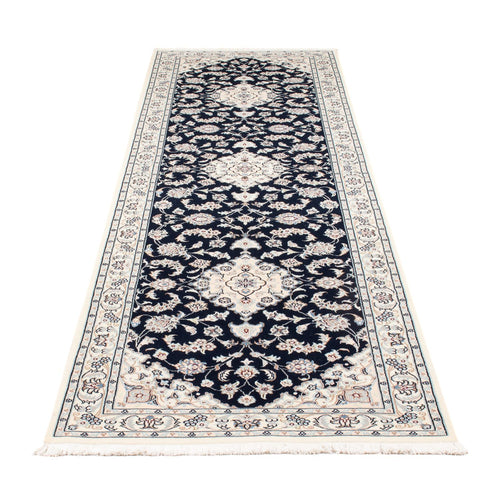 Läufer Perser - Nain - Premium - 300 x 80 cm - dunkelblau