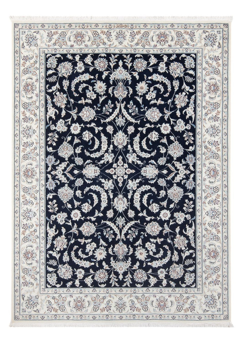 Perserteppich - Nain - Premium - 202 x 150 cm - dunkelblau