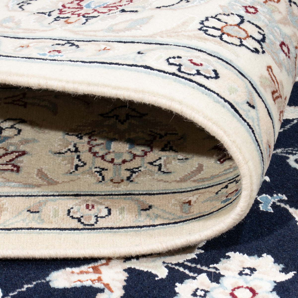 Perserteppich - Nain - Premium - 202 x 150 cm - dunkelblau