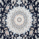Perserteppich - Nain - Premium - 204 x 150 cm - dunkelblau