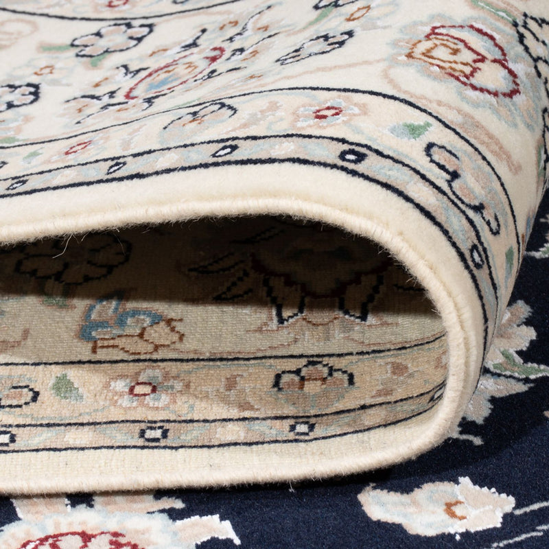 Perserteppich - Nain - Premium - 204 x 150 cm - dunkelblau