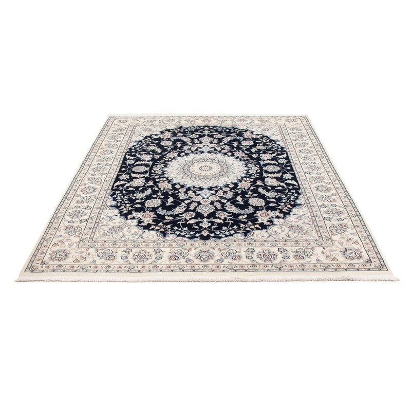 Perserteppich - Nain - Premium - 204 x 150 cm - dunkelblau