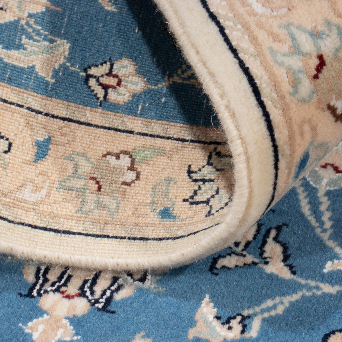 Perserteppich - Nain - 88 x 59 cm - blau