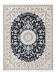 Perserteppich - Nain - Premium - 195 x 150 cm - dunkelblau