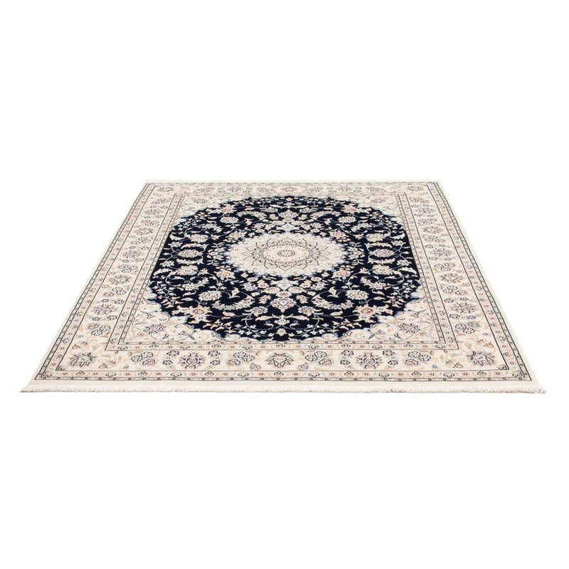 Perserteppich - Nain - Premium - 195 x 150 cm - dunkelblau