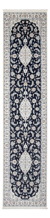 Nain - 6La Teppich 85x340cm - Perserteppich - dunkelblau - Läufer / Dunkelblau / 85 x 340 cm Läufer
