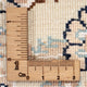 Perserteppich - Nain rund  - 212 x 203 cm - hellblau
