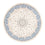 Perserteppich - Nain rund  - 197 x 196 cm - creme