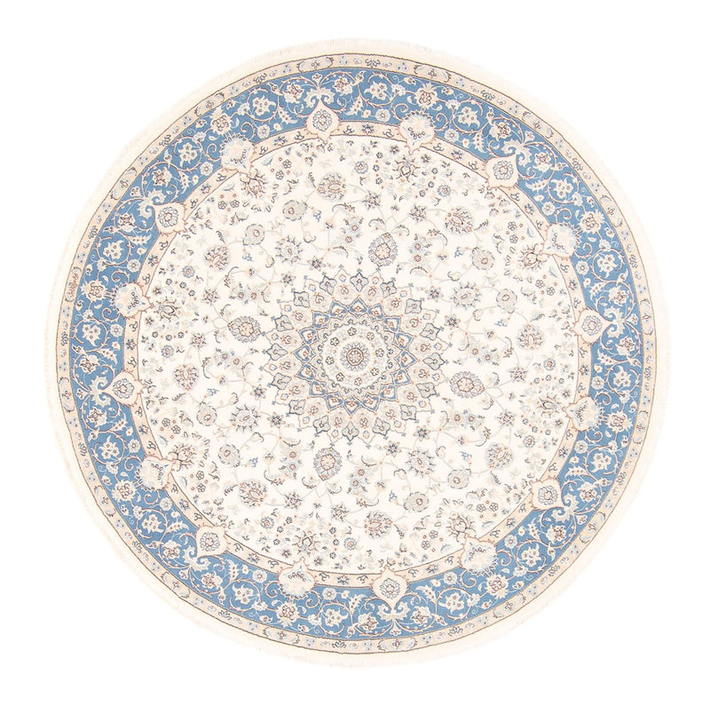Perserteppich - Nain rund  - 197 x 196 cm - creme