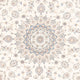Perserteppich - Nain rund  - 197 x 196 cm - creme