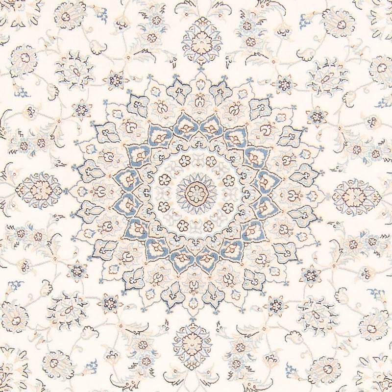 Perserteppich - Nain rund  - 197 x 196 cm - creme