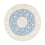 Perserteppich - Nain rund  - 202 x 197 cm - hellblau