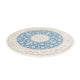 Perserteppich - Nain rund  - 202 x 197 cm - hellblau