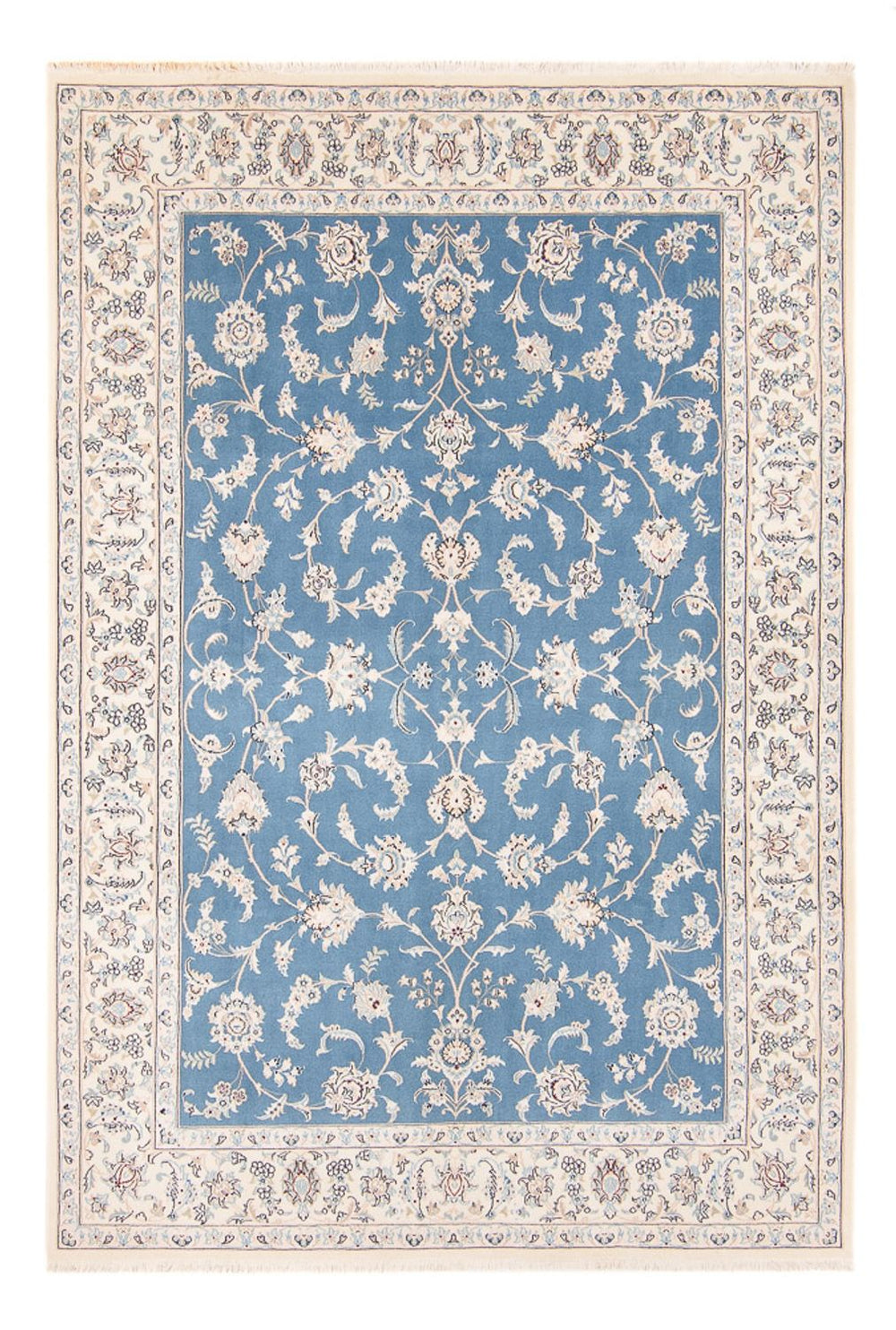 Perserteppich - Nain - 237 x 170 cm - blau
