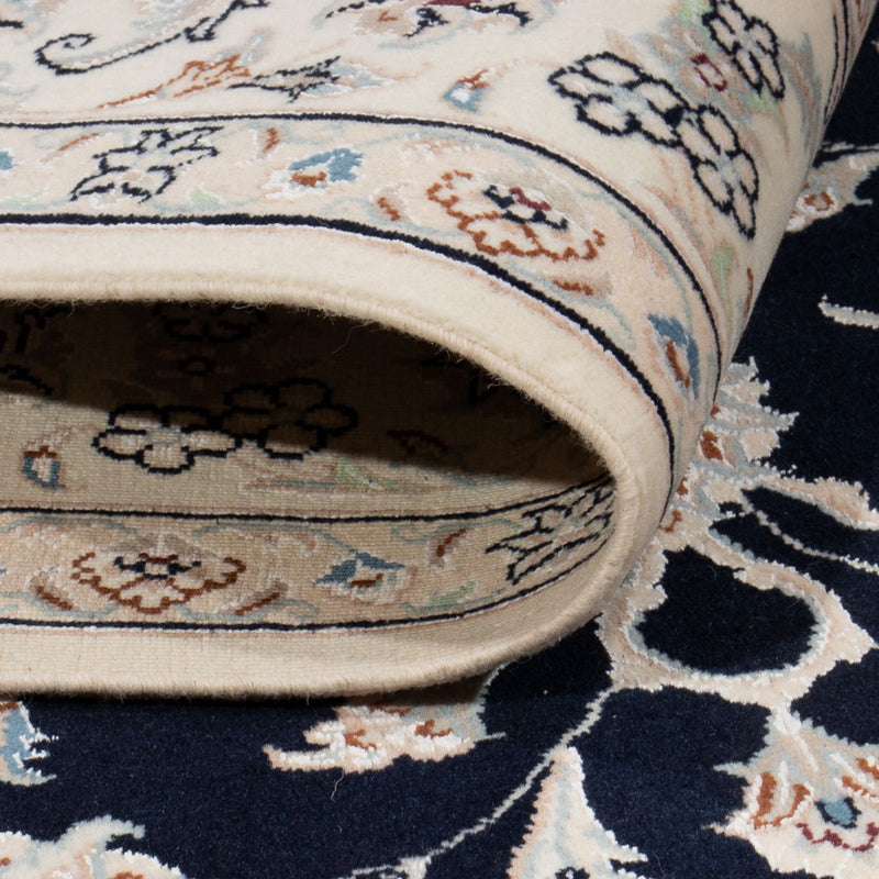 Perserteppich - Nain - 235 x 171 cm - dunkelblau